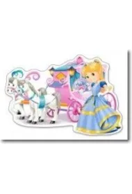 Puzzle 12 el. Ksi�niczka i kareta Castorland