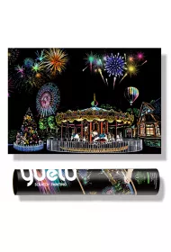 Twoje Hobby Amusement Park Plus. Magiczna zdrapka - wydrapywanka 75.0 x 52.0 cm