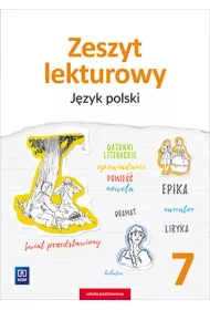 Zeszyt lekturowy. J�zyk polski. Zeszyt �wicze�. Klasa 7. Szko�a podstawowa