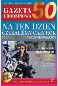 Armin Style KARNET URODZINY 50 130X210 Z KOP AS AS-47 FOL