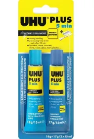 Uhu Klej �ywiczno-epoksydowy plus 2x15ml blister 2 x 15 ml