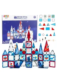 Klocki konstrukcyjne magnetyczne 90el