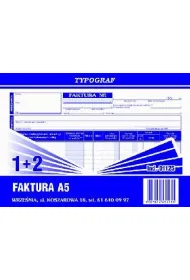 Druki samokopiuj�ce faktura vat A5 80