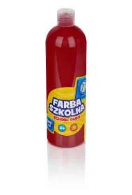 Astra Farba szkolna w butelce 301217005 ciemnoczerwona 500 ml