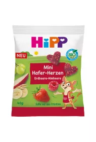 Hipp Serduszka owsiane Truskawki-Maliny 40 g Bio