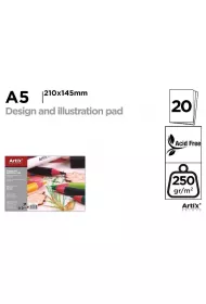 Artix Blok rysunkowy A5/20K 250g
