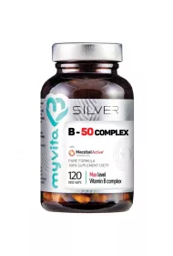 Myvita Silver Witamina B-50 Complex Suplement diety 120 kaps.