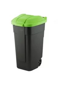 Curver/Keter Curver kosz na odpady czarny /pokrywa zielona 110 l