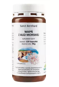 Kruterhaus Sanct Bernhard Wap z Algi Morskiej Suplement diety 120 kaps.