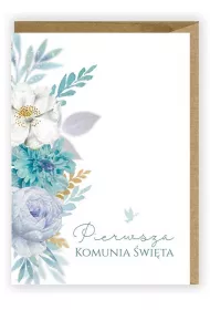 Cardie Kartka okolicznociowa, eko koperta Komunia K063