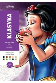 Disney. Klasyka. Zagadkowe rysunki. Art therapy. Kolorowanka antystresowa