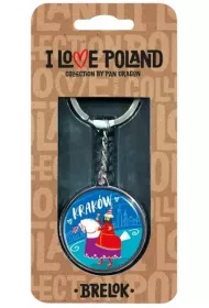 Pan Dragon Brelok I love Poland Krak�w ILP-BRE-A-KRA-08