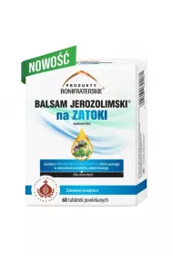 Produkty Bonifraterskie Balsam Jerozolimski na zatoki suplement diety 60 tab.