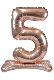 Arpex Balon foliowy stoj�cy r�owe z�oto 5 90cm