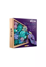 Okto Zestaw Wood&Craft Sukulenty - Czuo 21 x 21 cm