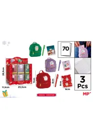 Mp Main Paper Pluszowy miniplecak BN z zestawem do pisania MIX