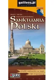 Mapa - Sanktuaria Polski 1:900 000