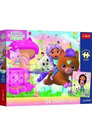 Puzzle 24 elementy Maxi Gabby na Ratunek TREFL 14389 TR