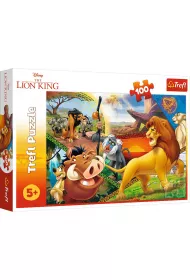 Puzzle 100 el. Przygody Simby Trefl