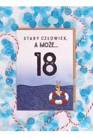 Nadwyraz.com Kartka 18 urodziny Stary cz�owiek, a mo�e