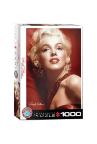 Puzzle 1000 el. Marilyn Monroe czerwony portret Eurographics