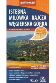 Mapa wodoodporna - Istebna,Mil�wka, W�gierska G�ra