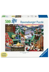 Puzzle 2D 500 el. Zimowy klimat Ravensburger
