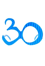 Godan Okulary 30 urodziny niebieskie