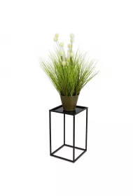 HowHomely Nowoczesny kwietnik stojcy 40 cm z blach od spodu
