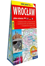 Wroc�aw papierowy plan miasta 1:22 500