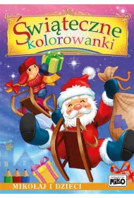 �wi�teczne kolorowanki miko�aj i dzieci
