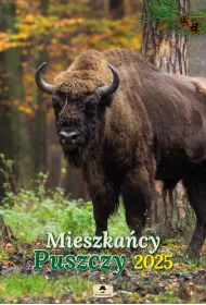 Kalendarz cienny A3 2025. Mieszkacy Puszczy
