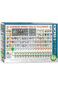 Puzzle 500 el. Illustrated Periodic Table Eurographics