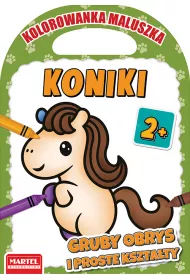 Kolorowanka maluszka. Koniki