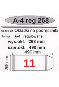 Narnia Ok�adka na podr�cznik A4 regulowana 50 szt.