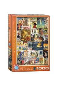 Puzzle 1000 el. Stare plakaty - Rowery Eurographics