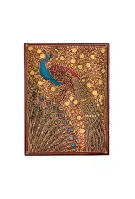 Sangorski & Sutcliffe Notatnik linia Hafiz`s Peacocks ultra