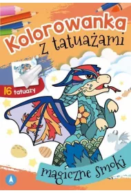 Kolorowanka z tatua�ami. Magiczne smoki
