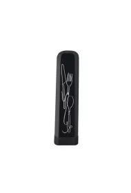 Chic-Mic Zestaw sztucw z tworzywa pla line art cutlery