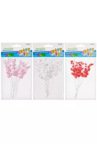 Craft with Fun Ozdoba dekoracyjna Kryszta�ki na druciku bukiet 404578