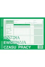 Ewidencja czasu pracy roczna 527-1