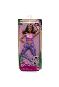 Lalka Barbie Made to Move Brzowe wosy Mattel