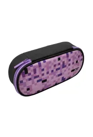 Happy Color Pi�rnik saszetka z zamkiem i klapk� wewn�trzn�, owalny, PIXI Violet