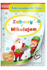 Zabawy z Miko�ajem kolorowanka z naklejkami