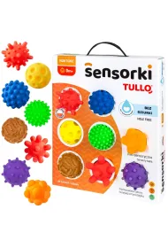 Sensorki Tullo Pi�ki sensoryczne 8 szt. bez dziurki