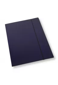 Penword Teczka A4 z gumk lakier granatowa 350gsm (10szt)