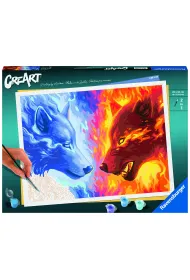 Malowanie po numerach CreArt - Wilki Ravensburger