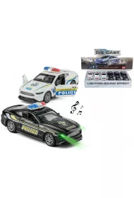 Policja ze �wiat�em i d�wi�kiem metalowa Trifox