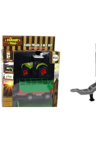 Traktor z przyczepk� autko farma LeanToys