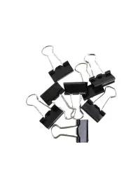 Grafix Spinacze biurowe czarne 19mm 8 szt